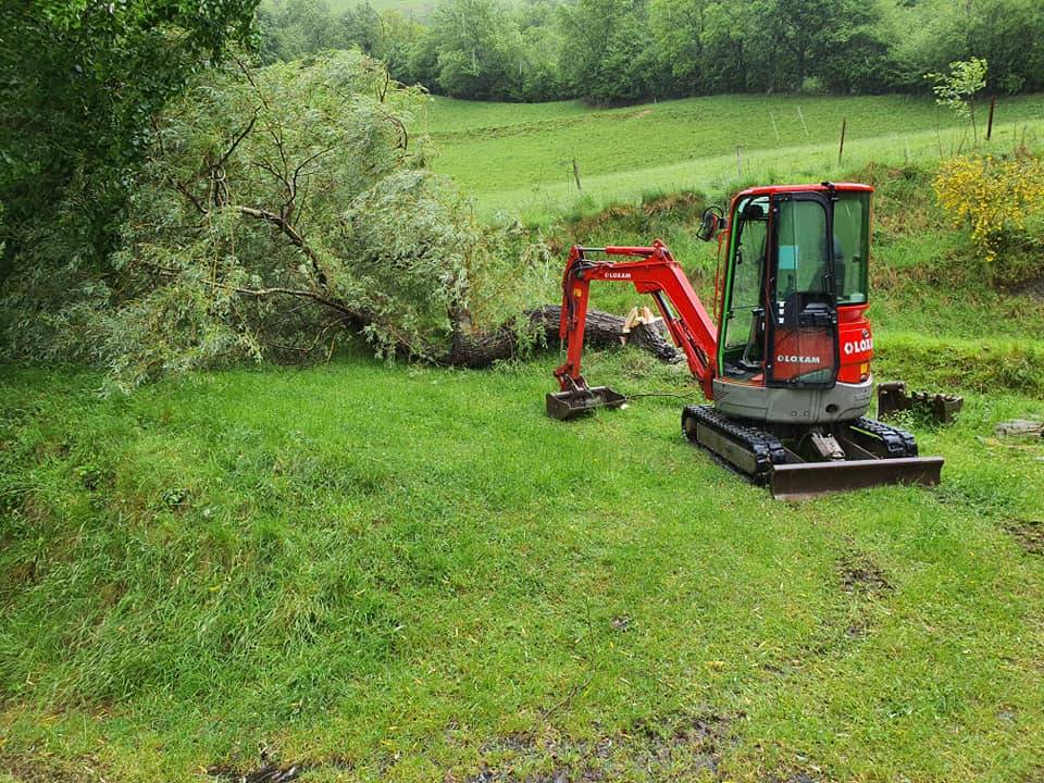 travaux de terrassement
